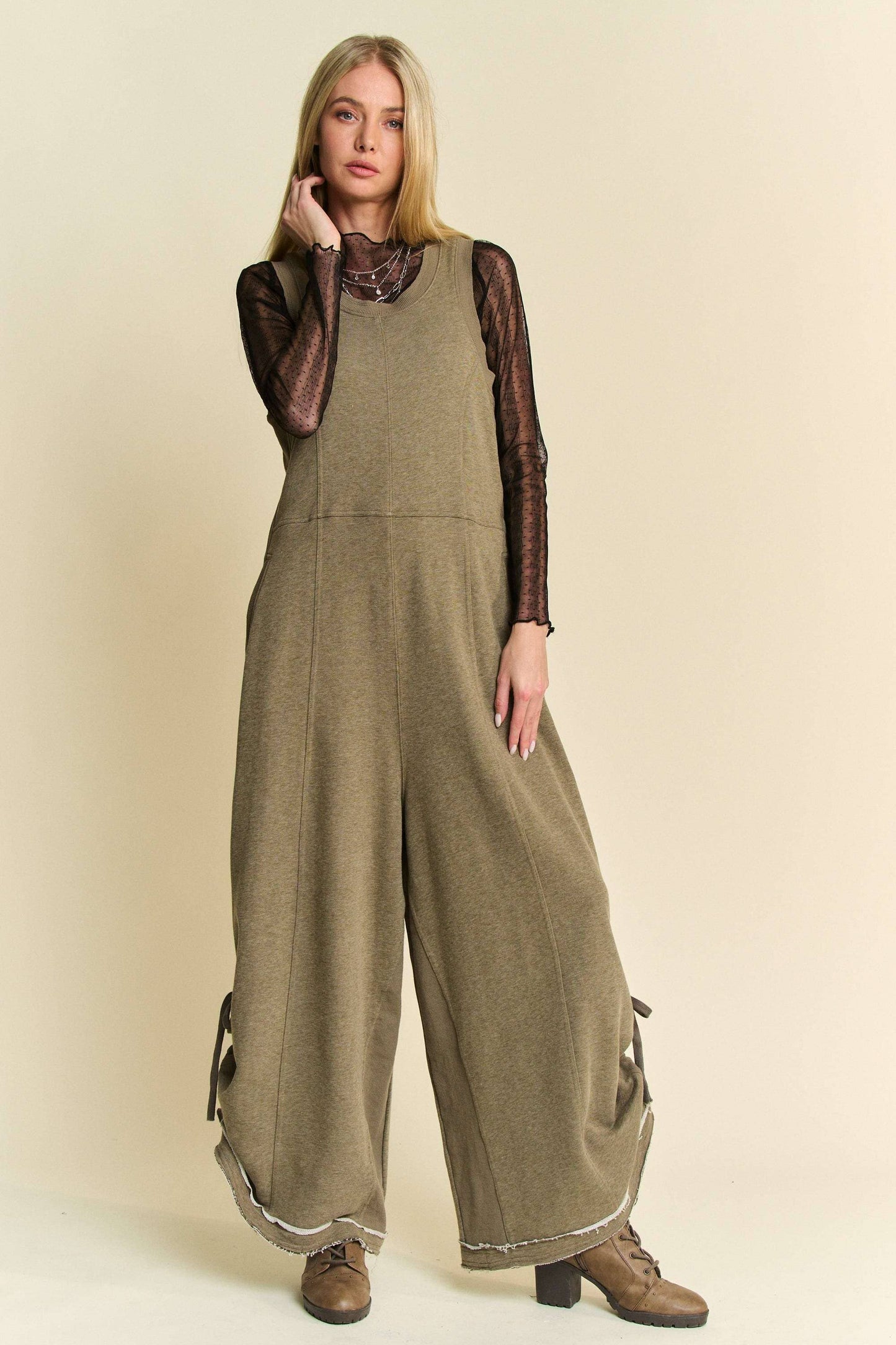 RUCHED JUMPSUIT