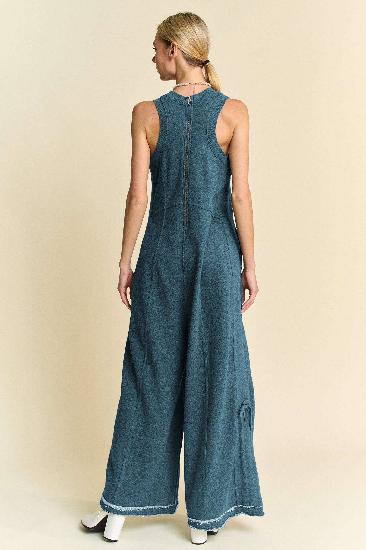 RUCHED JUMPSUIT
