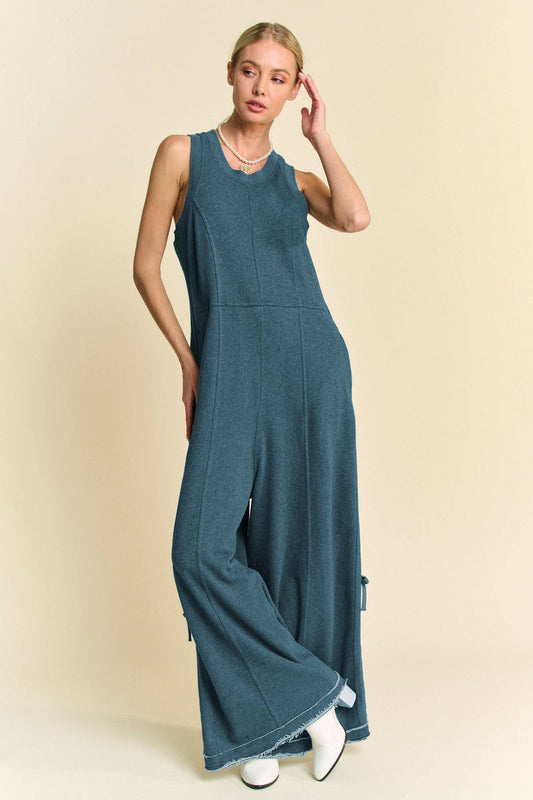 RUCHED JUMPSUIT
